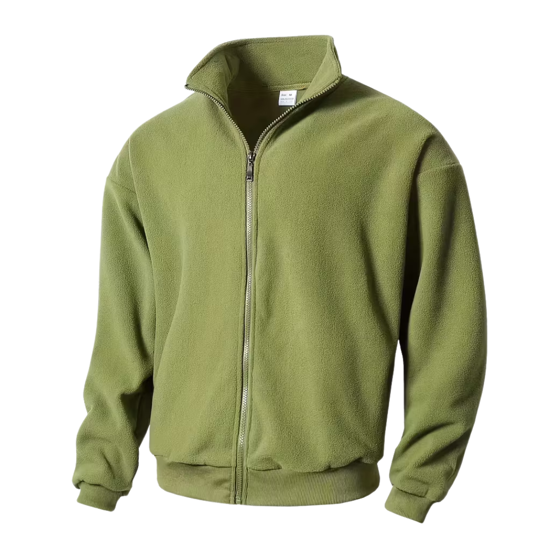 Heren Fleece Vest – Winter/Herfst – Opstaande Kraag