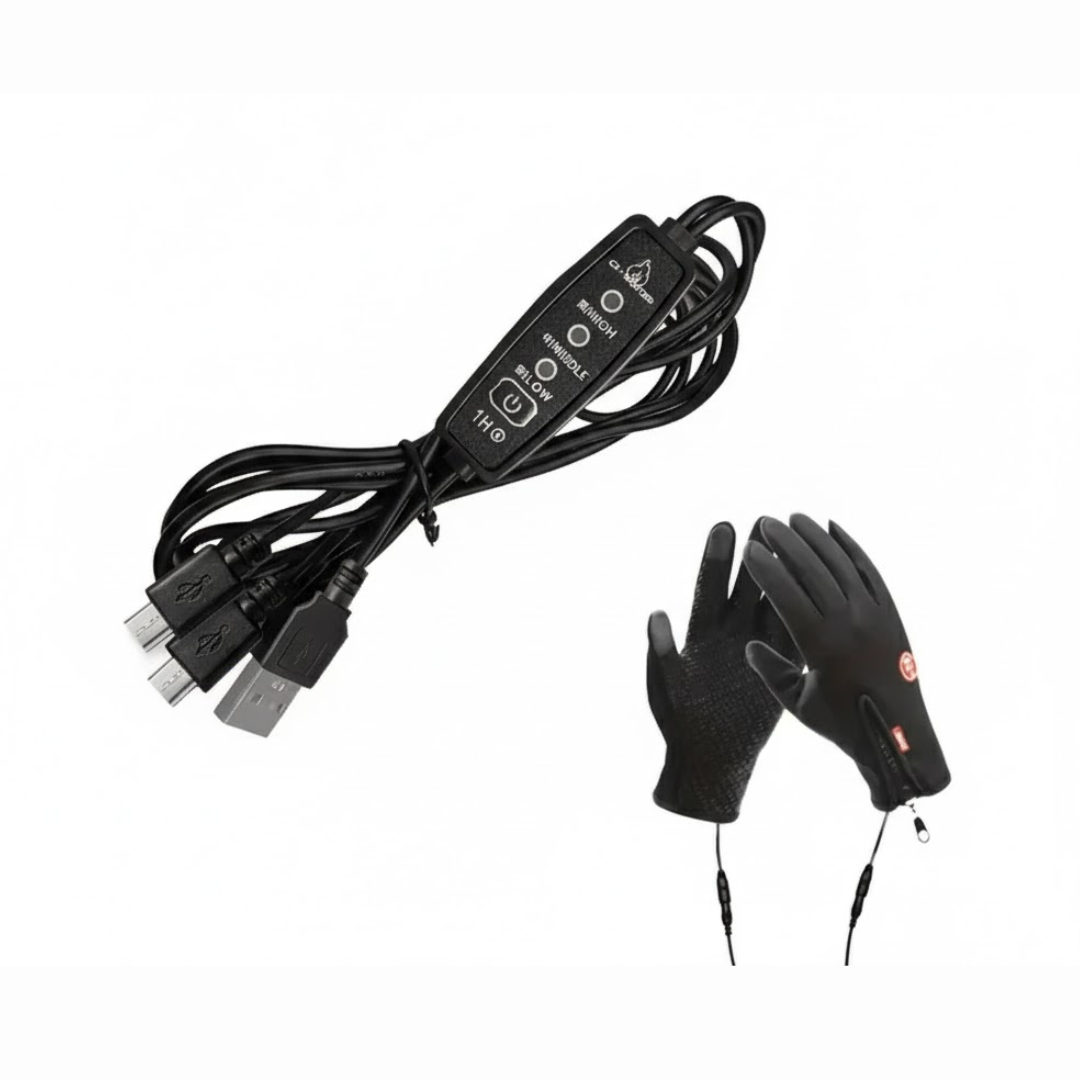 Unisex Verwarmde Handschoenen – USB – Dubbelzijdige Verwarming