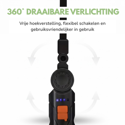 Oplaadbare werklamp – USB-C – Magnetische bevestiging