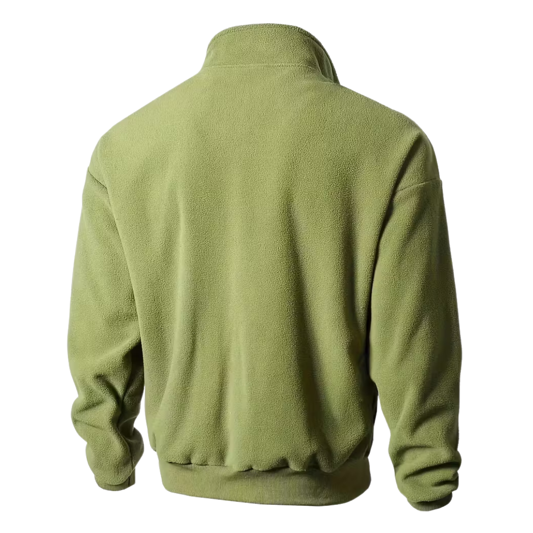 Heren Fleece Vest – Winter/Herfst – Opstaande Kraag