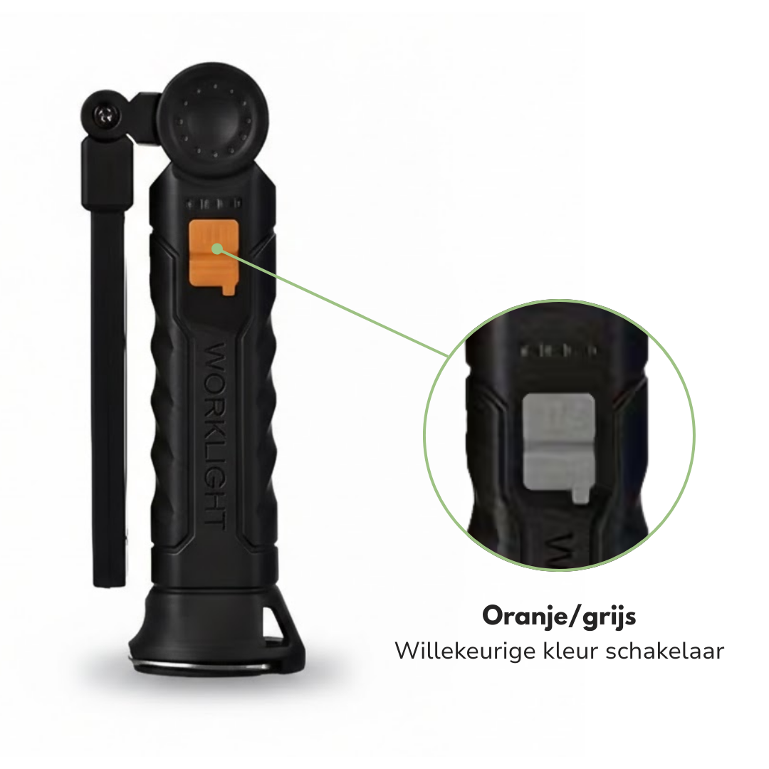 Oplaadbare werklamp – USB-C – Magnetische bevestiging