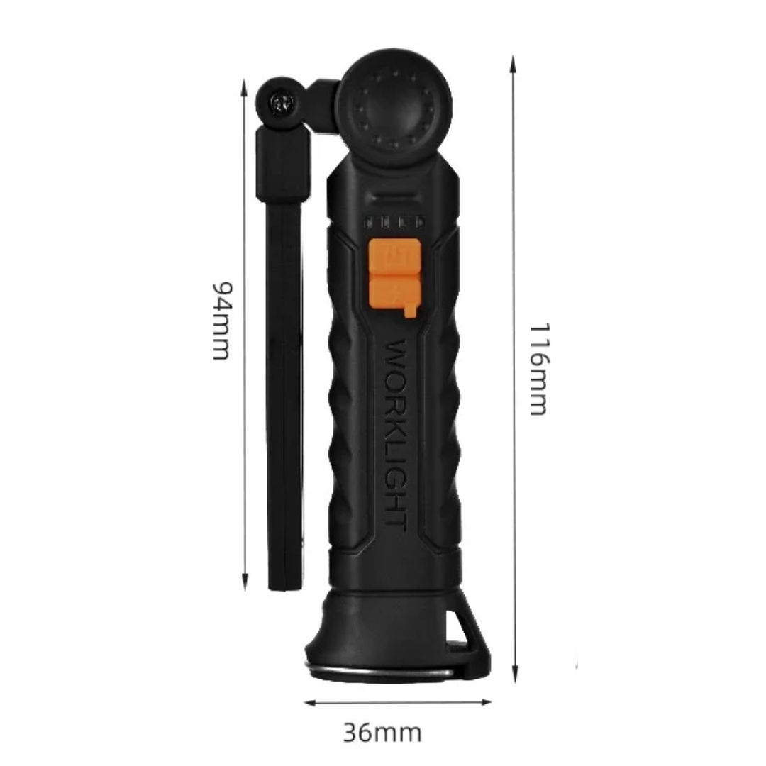 Oplaadbare werklamp – USB-C – Magnetische bevestiging