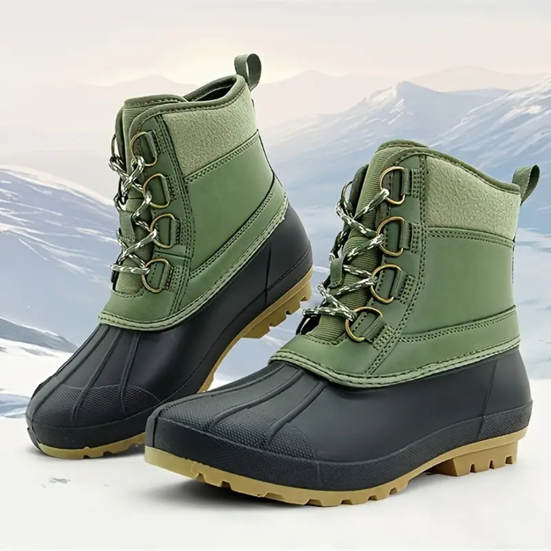 Dames Winter Laarzen – Halfhoog – Outdoor Veterschoenen
