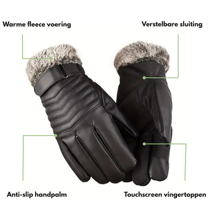 Heren Fleece Handschoenen – Gevoerd & Touchscreen – Winter