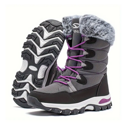 Dames Winter Snowboots – Warme Voering – Halfhoge Stijl