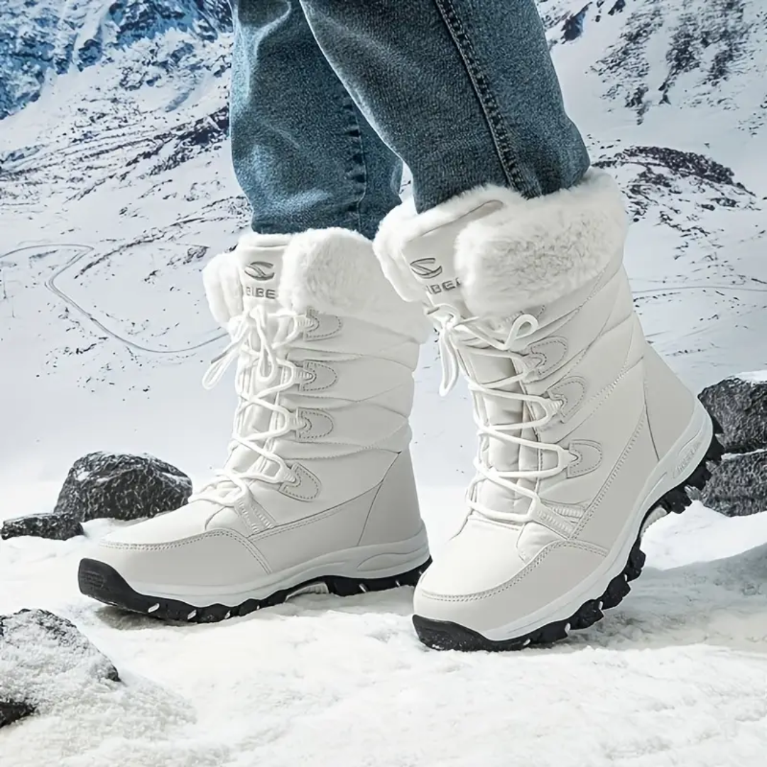 Dames Winter Snowboots – Warme Voering – Halfhoge Stijl