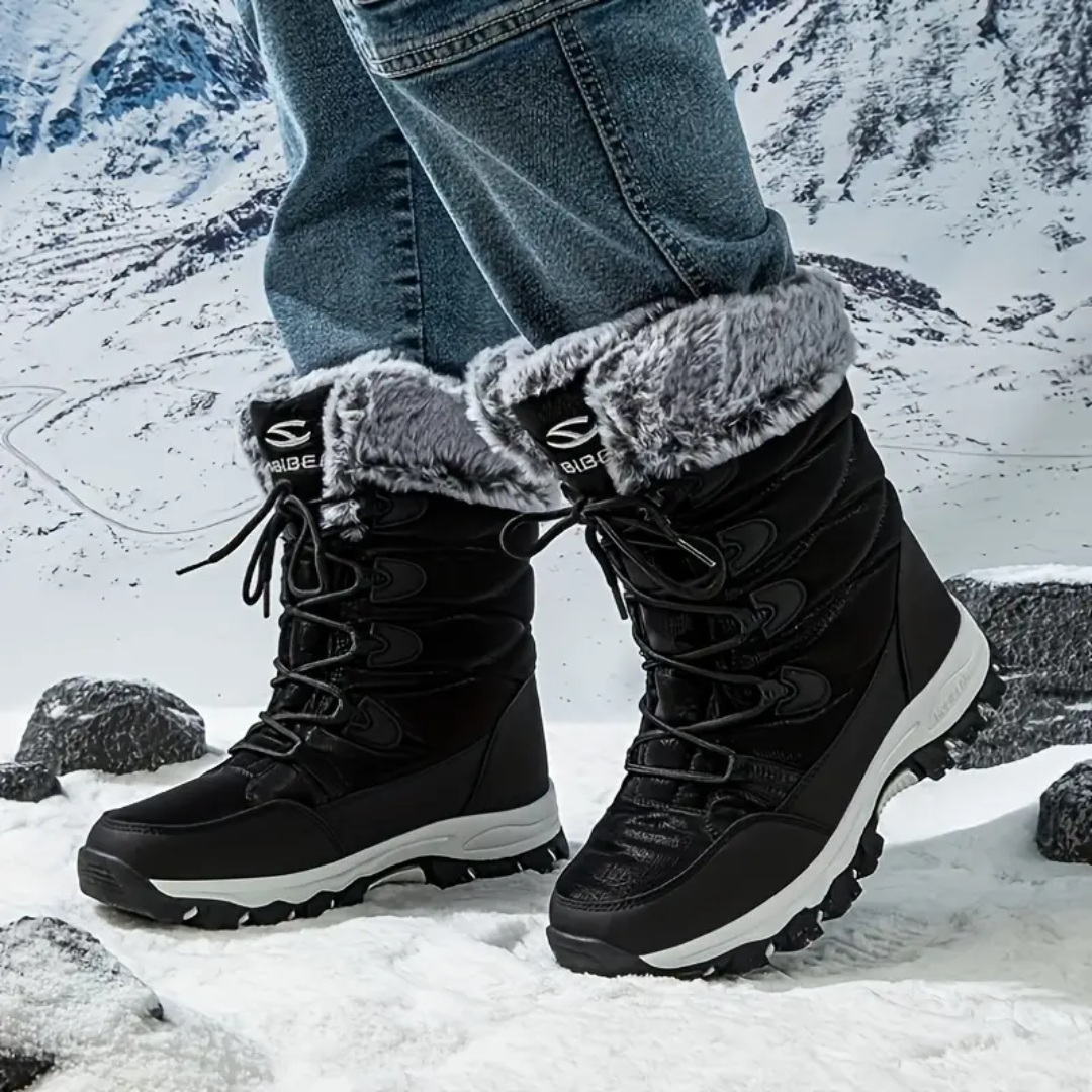 Dames Winter Snowboots – Warme Voering – Halfhoge Stijl