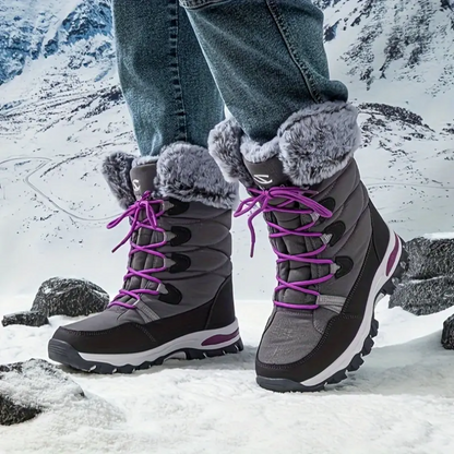 Dames Winter Snowboots – Warme Voering – Halfhoge Stijl