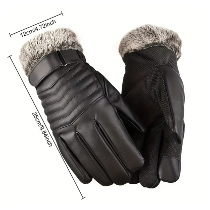 Heren Fleece Handschoenen – Gevoerd & Touchscreen – Winter