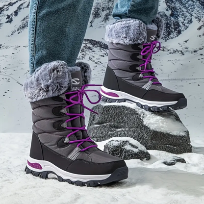 Dames Winter Snowboots – Warme Voering – Halfhoge Stijl