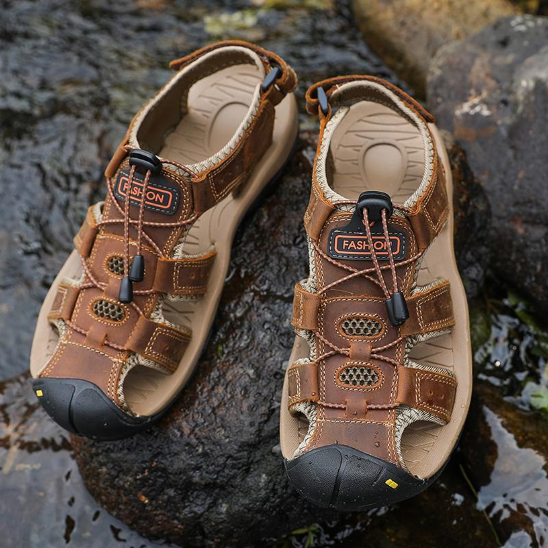 Heren Outdoor Sandalen – Dichte Neus – Dempend