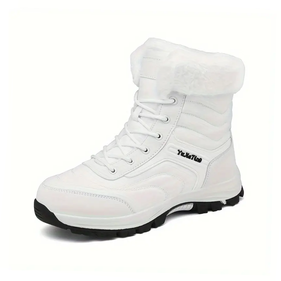 Heren Hoge Snowboots – Duurzaam met Warme Pluche Voering