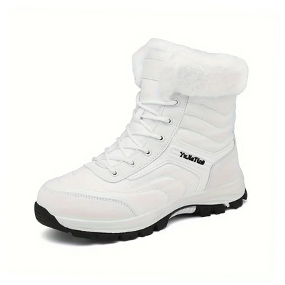 Heren Hoge Snowboots – Duurzaam met Warme Pluche Voering
