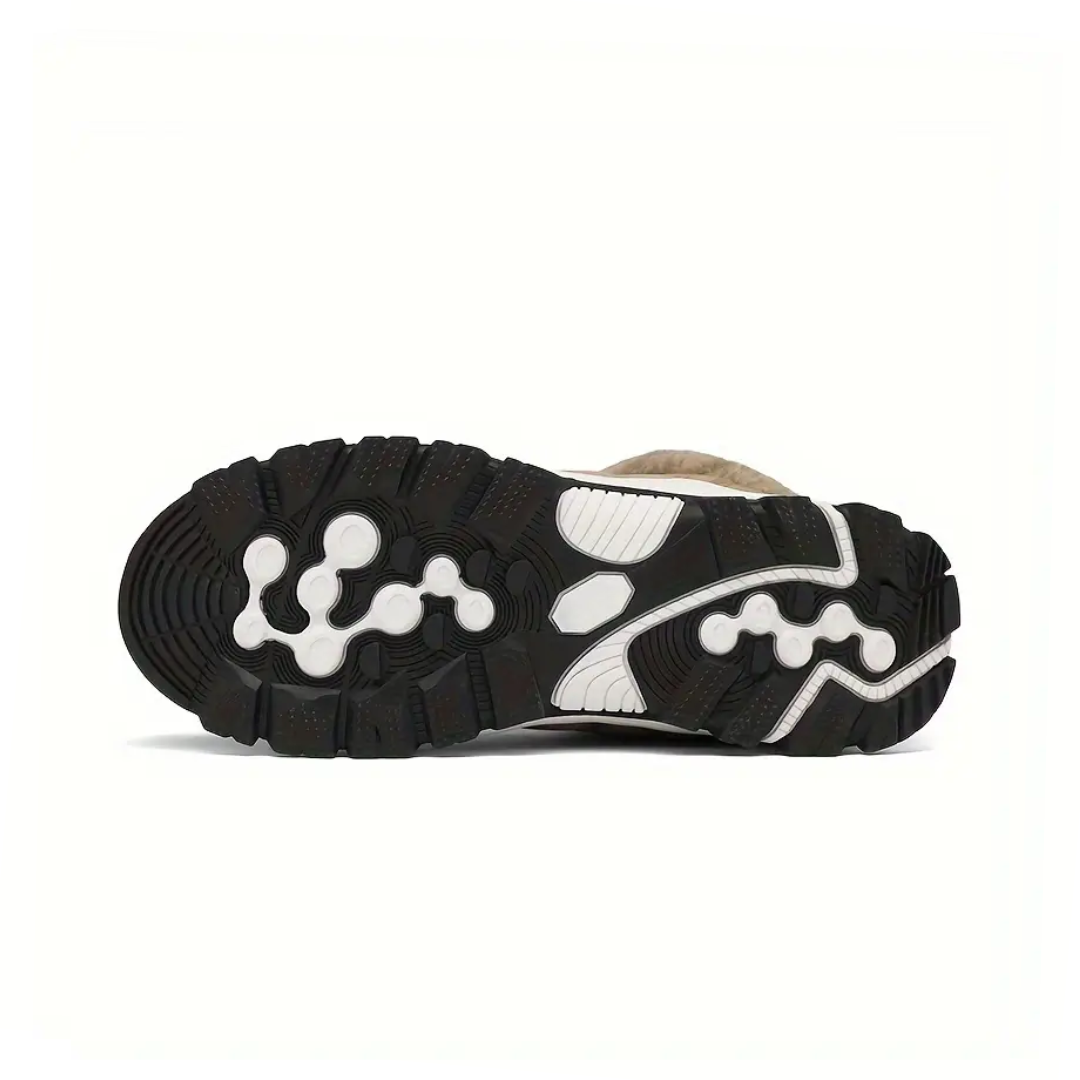Heren Hoge Snowboots – Duurzaam met Warme Pluche Voering
