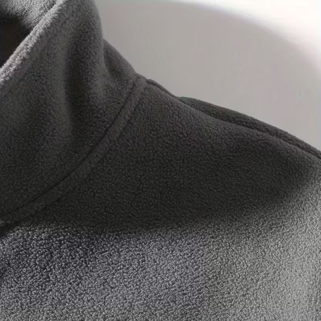 Heren Fleece Vest – Winter/Herfst – Opstaande Kraag
