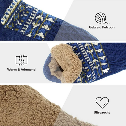 Thermo Gebreide Sokken – Antislip & Warm – Winter Comfort