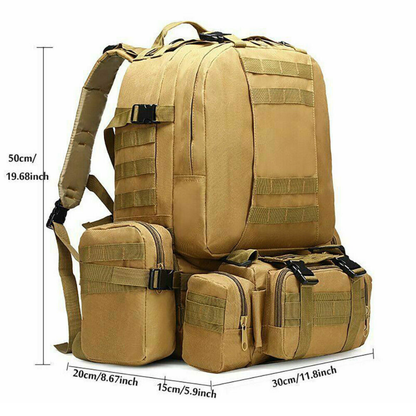 50L Backpack - Army Style