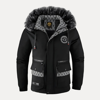 Parka Jas Heren - Waterdicht & Winddicht - Capuchon met Imitatiebont