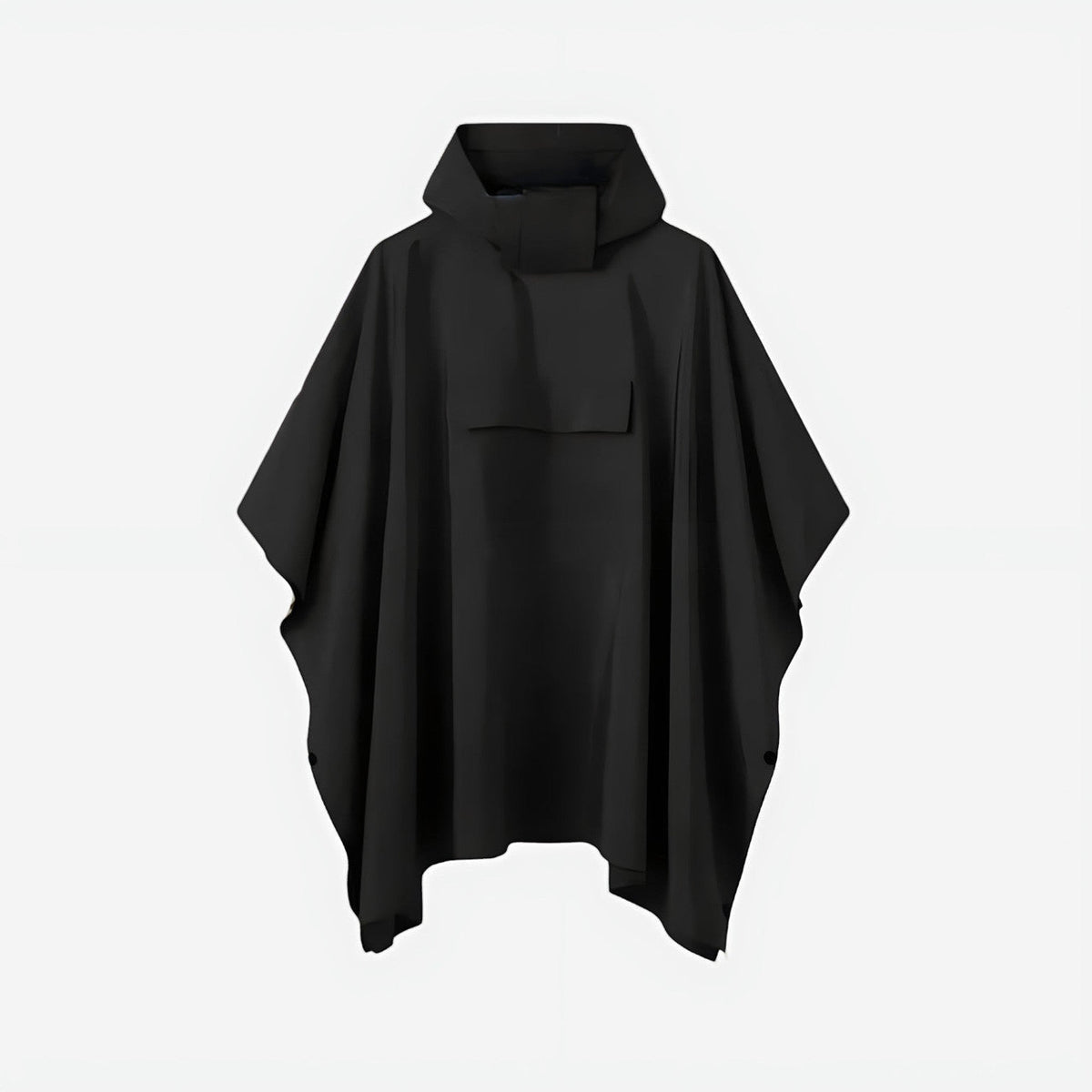 Regenponcho voor fiets en wandelen met buikzak