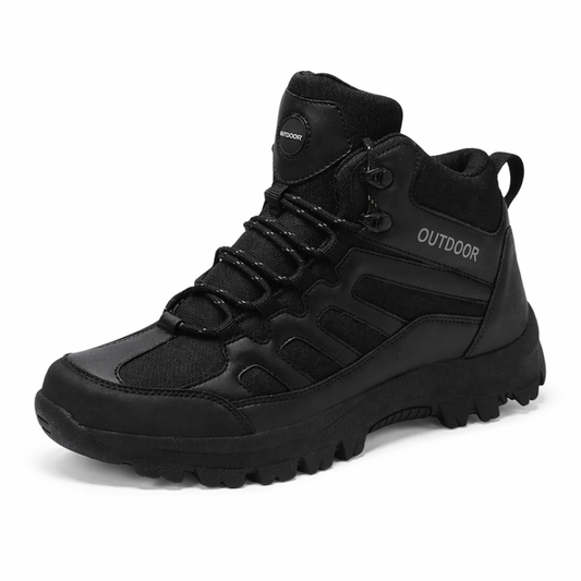 Wandelschoenen Heren Hoog - Zwart - Grove Profielzool