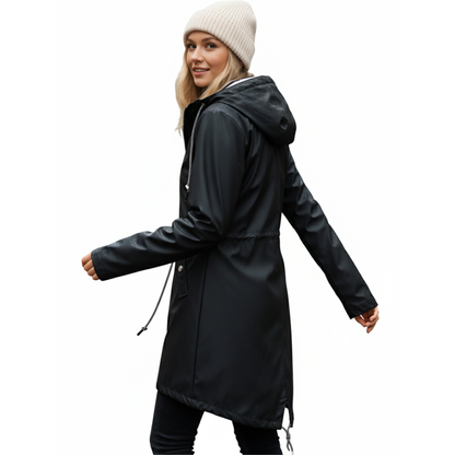 Lange Regenjas Dames - Overgangsjas met Capuchon - tot 5XL