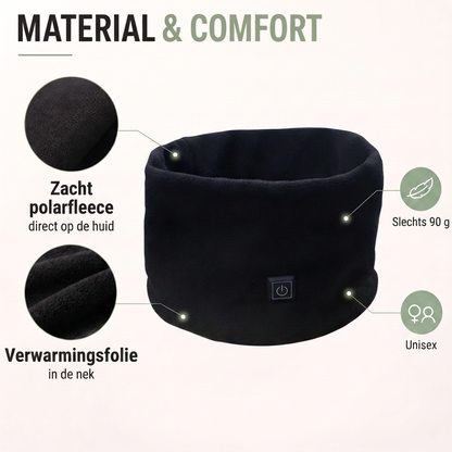 Verwarmde Sjaal - Elektrische Nekwarmer 3 Warmtestanden - USB-C