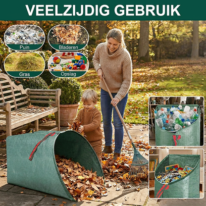 Bladverzamelaar - Opvouwbare Tuinafvalzak in Veegblik-Stijl