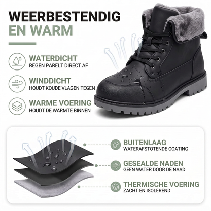 Snowboots Heren - High-Top Schacht met Veters - Antislip Zool