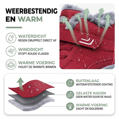 Snowboots Dames - Klittenbandsluiting - Snel Aan en Uit