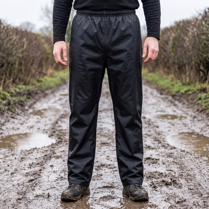 Waterdichte regenbroek voor wandelen met netvoering