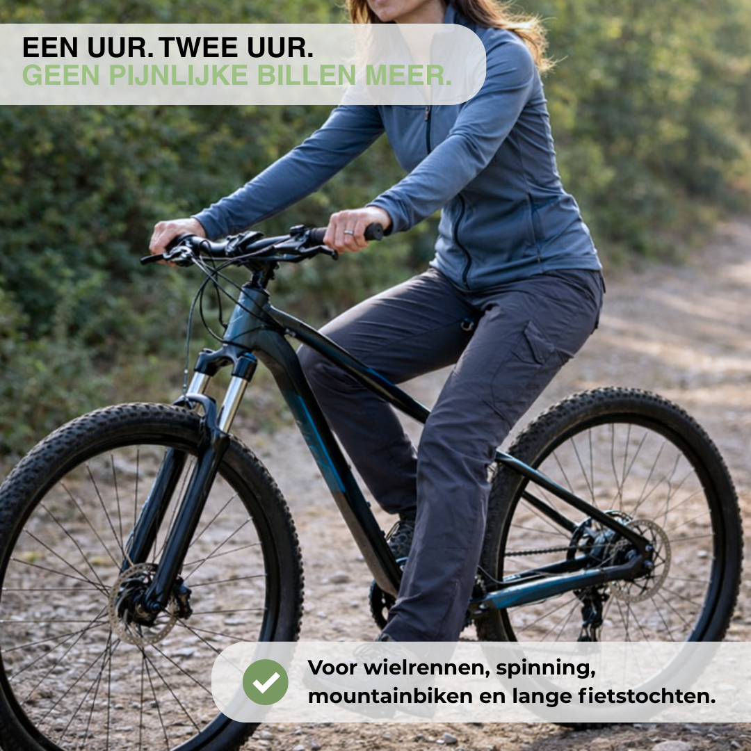 Dames Fiets Ondergoed met Padding - 4D Gel Zeem - Ademend