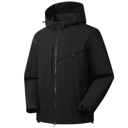 Hardshell jas voor heren, waterdicht en comprimeerbaar