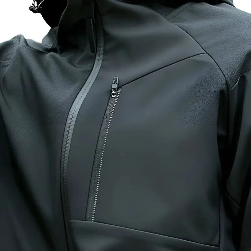Softshell jas unisex met capuchon en meshvoering
