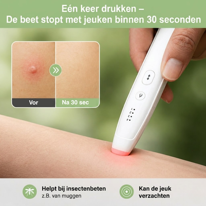 Insectenbeet Pen Verlichting - Chemievrije Warmtetherapie - USB Oplaadbaar
