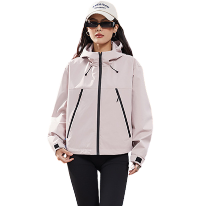 Regenjas dames waterdicht en ademend, kort model