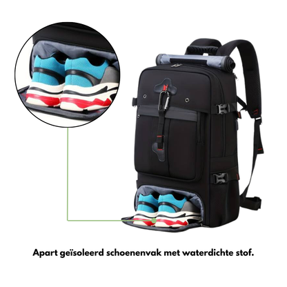 Outdoor Rugzak USB  - Waterdicht - 50L - OutdoorHavenNL