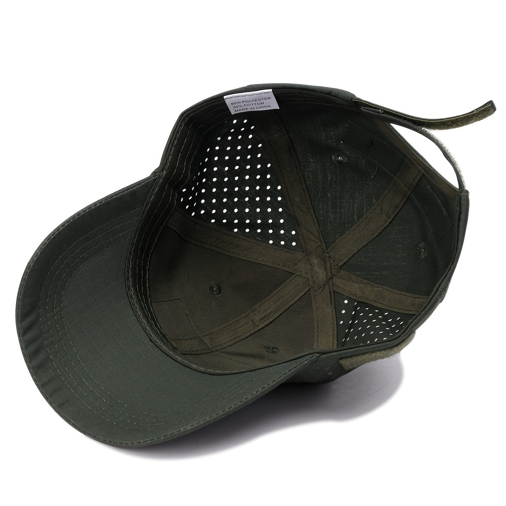 Heren Camouflage Pet - Ademend - Brillenhouder - UV-Bescherming