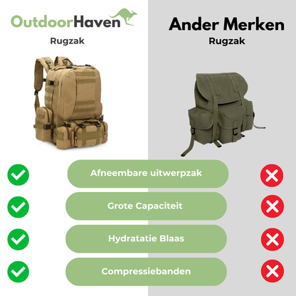 50L Backpack - Army Style
