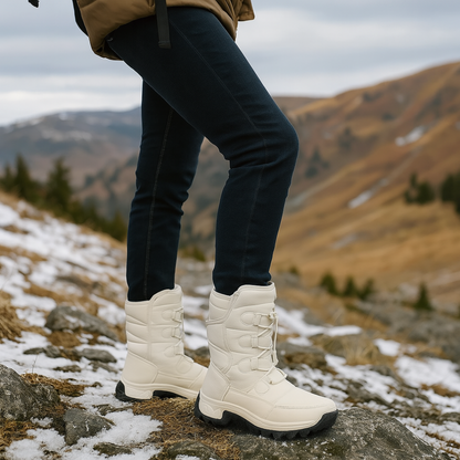 Snowboots Dames - Waterdicht Warm Gevoerd - Plateauzool