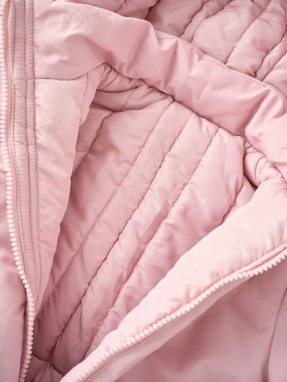 Skipak Meisje - Gevoerde Overall met Capuchon - Roze