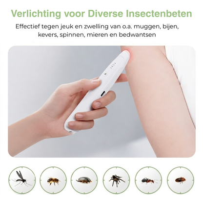 Insectenbeet Pen Verlichting - Chemievrije Warmtetherapie - USB Oplaadbaar
