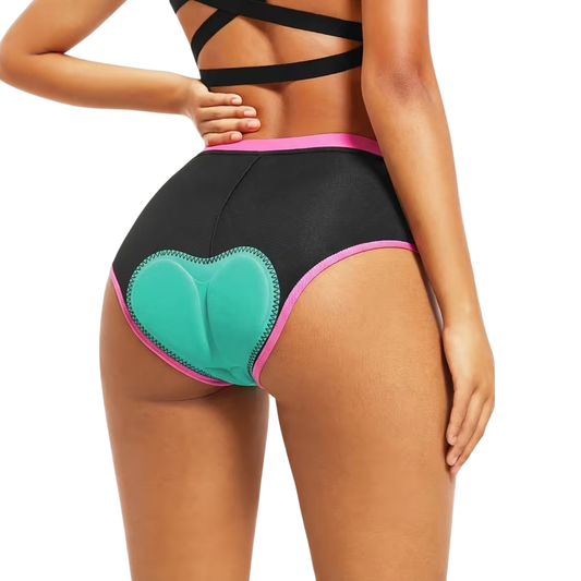 Dames Fiets Ondergoed met Padding - 4D Gel Zeem - Ademend