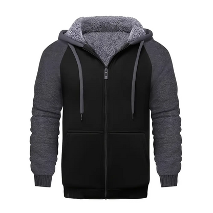 Heren Gevoerde Hoodie – Sherpavoering – Herfst/Winter