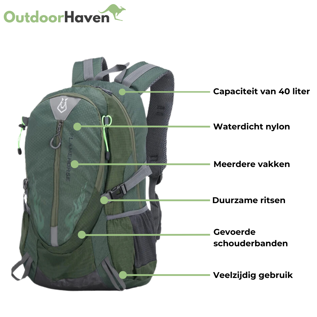 Outdoor Rugzak - 40L - OutdoorHavenNL