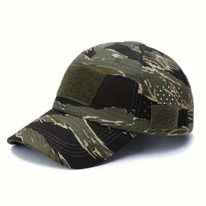 Heren Camouflage Pet - Ademend - Brillenhouder - UV-Bescherming