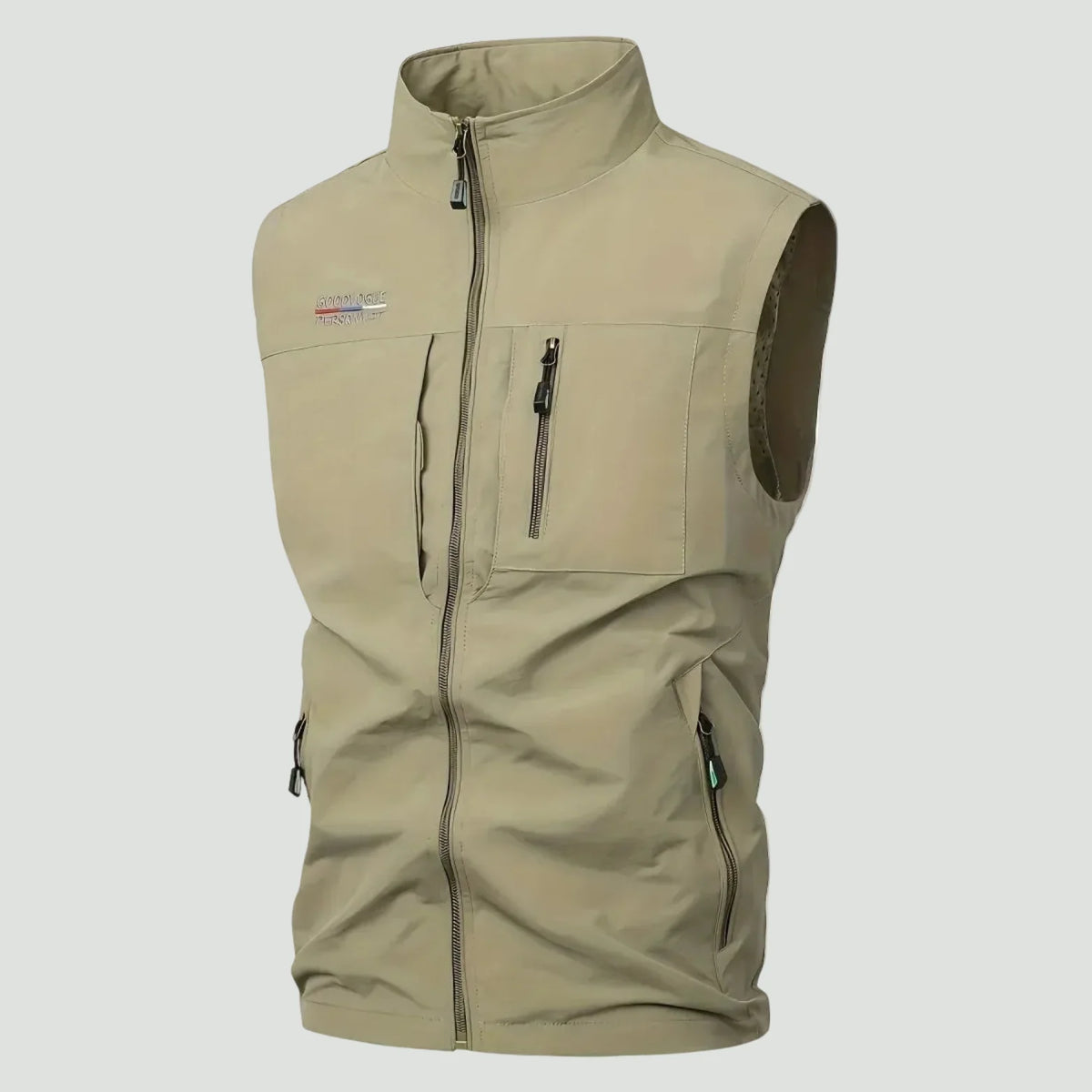 Heren Outdoor Vest met Meerdere Zakken – Sneldrogend – Lichtgewicht