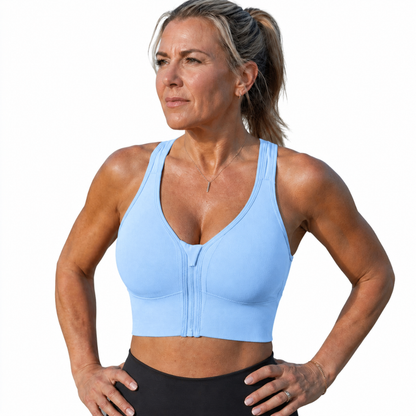 Dames Sportbeha met Rits - High Impact Racerback - Naadloos