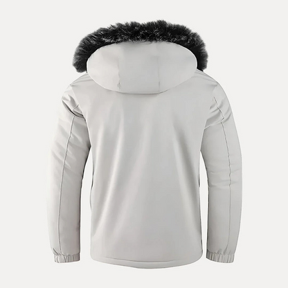 Parka Jas Heren - Waterdicht & Winddicht - Capuchon met Imitatiebont