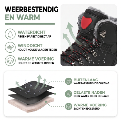 Snowboots Heren - Wandelmodel - Gevoerd