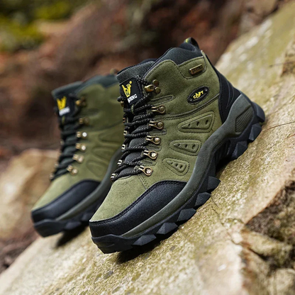 Wandelschoenen heren waterafstotend met orthopedische zool